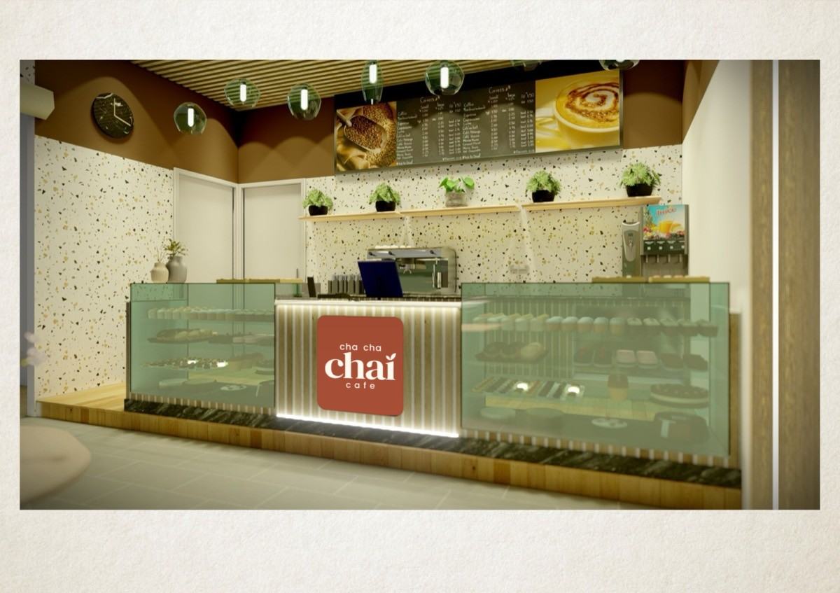 Cha Cha Chai express kiosk concept design