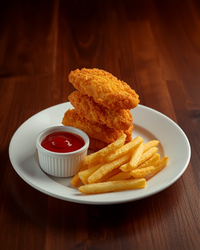 Mini Chicken Tenders & Fries