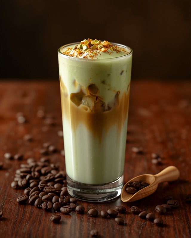 Iced Pistachio Latte