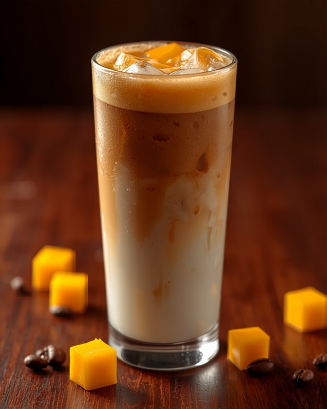 Mango Coconut Cold Foam Latte