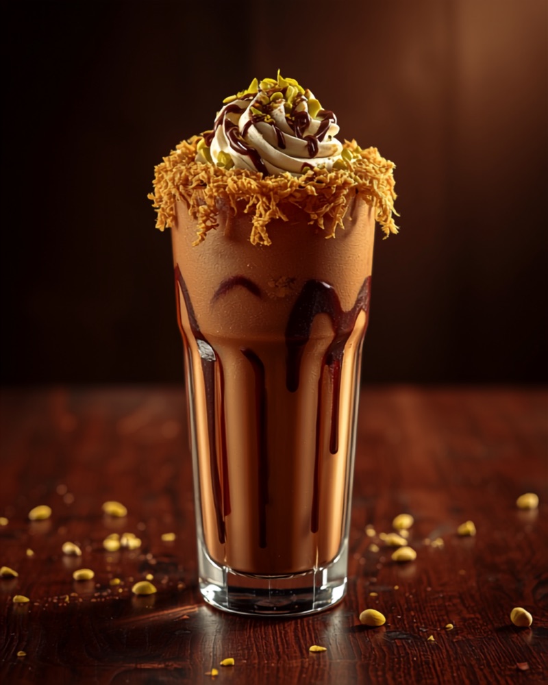 Iced Dubai Chocolate Latte