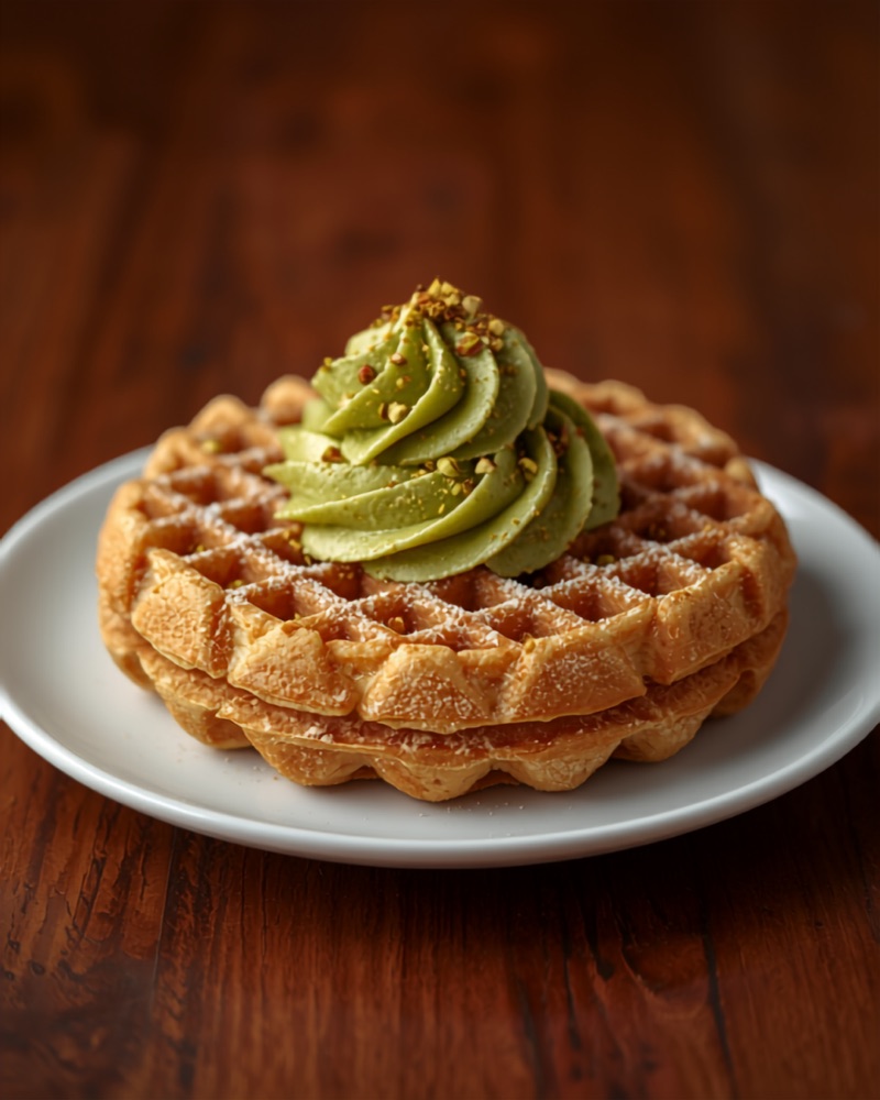 Pistachio Croffle