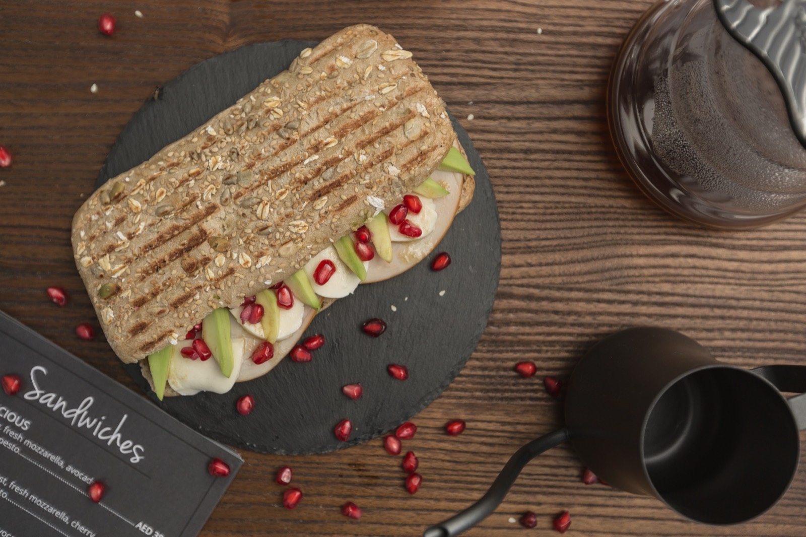 Artisan pressed sandwich